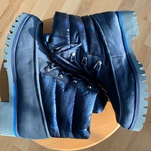 Anthropology Cecelia New York Tilden Leather nubuck boots 8.5